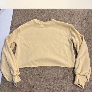 Divided Cream Ribbed Sweatshirt